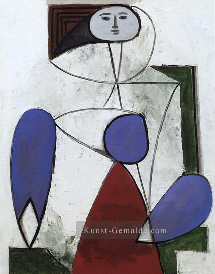 Frau dans un fauteuil 1932 kubist Pablo Picasso Ölgemälde